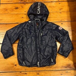 Arctica kids, lightweight down coat, navy blue, Youth M